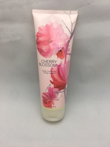 Bath and Body Works CHERRY BLOSSOM Triple Moisture Body Cream 8 OZ