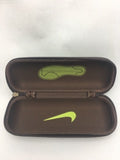 Nike Eyeglass & Sunglasses case Green Camouflage and Orange Sneaker Design