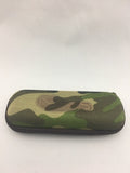 Nike Eyeglass & Sunglasses case Green Camouflage and Orange Sneaker Design