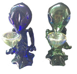 Alien Glass pipes glass smoking pipes glass water pipes with 17.5cm height