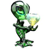 Alien Glass pipes glass smoking pipes glass water pipes with 17.5cm height