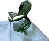 Alien Glass pipes glass smoking pipes glass water pipes with 17.5cm height