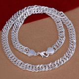Beauty, Cr20" .925 Silver Beautiful Necklace Sterling Silver Jewelry Curb Chain