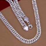 Beauty, Cr20" .925 Silver Beautiful Necklace Sterling Silver Jewelry Curb Chain
