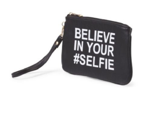 Believe In Your Selfie Wristlet