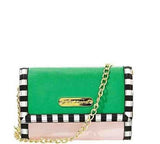 Betsey Johnson Mad Mod Wallet With Cross Body Chain