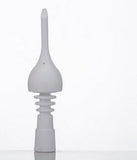 1-pc Big onion universal ceramic carb cap with dabber end on top one angled hole.Food grade ceramic material hight quality
