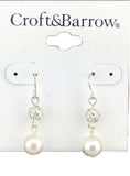 Croft & Barrows Pearl Earrings Costume Jewelry