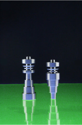 DabWorthy Super Universal Domeless 10mm or 14mm or 19mm Titanium Nail for Male or Female Joints