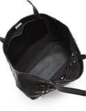 Deux Lux Vida Cutout Tote Black 10", 12", 15", 5", Faux leather and Large