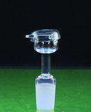 Domeless Quartz Nail with Swing Lid Carb Cap