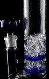 Double "TurbineComb" Perc Straight Tube Water Pipe