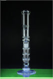 Elite Triple Stacked Honeycomb with Splash Guard Tall Water Pipe
