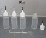 5 PCS Empty e liquid bottle the needle smoke oil bottle for electronic cigarette e-cig plastic needle dropper bottle