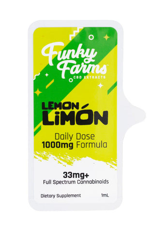 5 pcs- Funky Farms CBD Daily Dose - 33mg