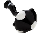 GRAV Mushroom Spoon Glass Hand TOBACCO Pipes dry pipe Smoking pipes black color height: 3.94"