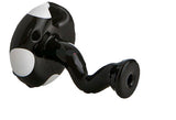 GRAV Mushroom Spoon Glass Hand TOBACCO Pipes dry pipe Smoking pipes black color height: 3.94"