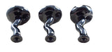 GRAV Mushroom Spoon Glass Hand TOBACCO Pipes dry pipe Smoking pipes black color height: 3.94"