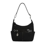 Giani Bernini Annabelle New Hobo Bag 11", 12", 22", 4", Dark Navy Medium