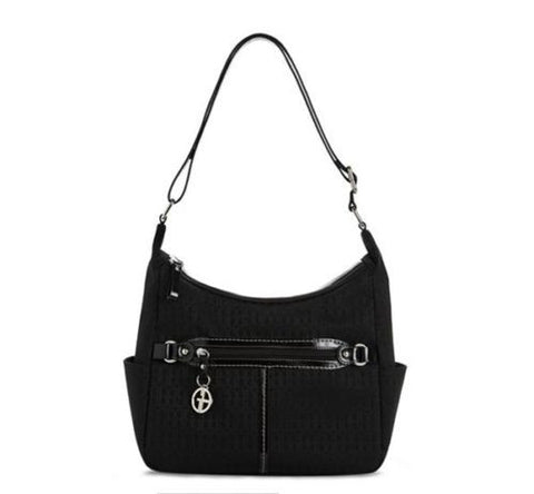 Giani Bernini Annabelle New Hobo Bag 11", 12", 22", 4", Dark Navy Medium