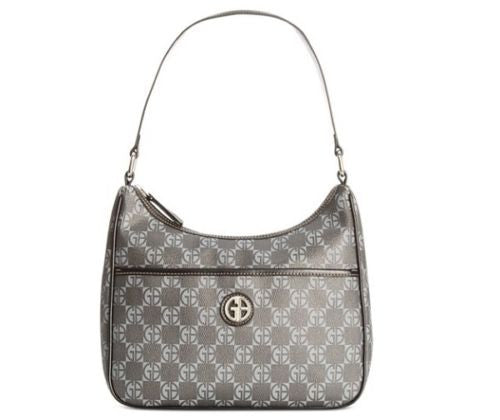 Giani Bernini Check Signature Hobo 101/2", 11", 31/2", 8", Faux leather, Medium