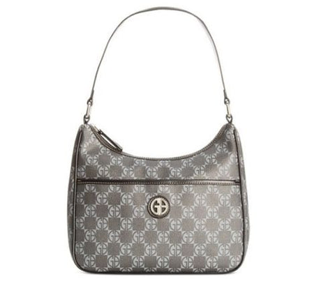 Giani Bernini Check Signature Hobo 101/2", 11", 31/2", 8", Faux leather, Medium