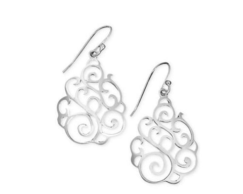 Giani Bernini Sterling Silver Earrings,Filigree Drops