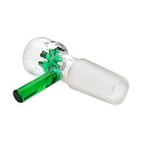 New Glass bong  Blass bowl Star Screen Bowl Green 14mm 18.8mm Dry bowl tobacco bowl smoking pipes colorful