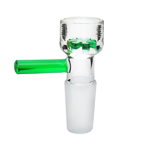 New Glass bong  Blass bowl Star Screen Bowl Green 14mm 18.8mm Dry bowl tobacco bowl smoking pipes colorful