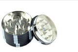 New Metal Three Layers Poker Style Herbal Herb Tobacco Grinder Hand Muller Black for Smoking Pipe Accessories