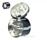 New Metal Three Layers Poker Style Herbal Herb Tobacco Grinder Hand Muller Black for Smoking Pipe Accessories