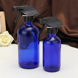 1- Heated 500ML  Blue Glass Spray Bottle Trigger For Aromatherapy Dispenser Lab Supplies Chemist