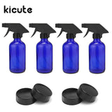 1- Heated 500ML  Blue Glass Spray Bottle Trigger For Aromatherapy Dispenser Lab Supplies Chemist