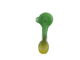 Hand Blown Glass Smoking Color Pipe Length: 3.94"
