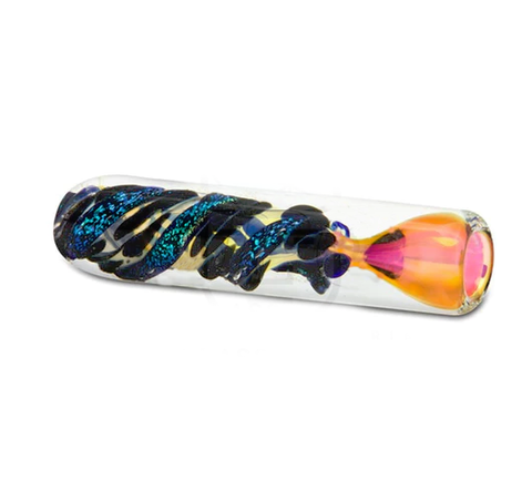 Heavy Dichro Fumed Worked Chillum