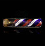 Heavy Fumed USA Dichro Cane Chillum