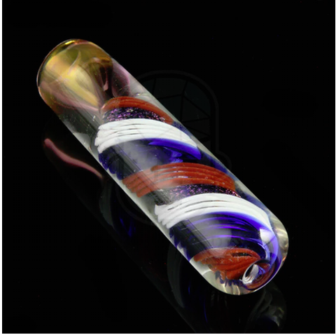 Heavy Fumed USA Dichro Cane Chillum