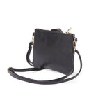 Joseph D'arezzo Moto Jacket Clutch 7", Black, Medium, faux leather