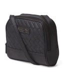 Nicole Miller Vicky Tote 11",19",Black, Medium,polyester,trim:polyvinyl chloride