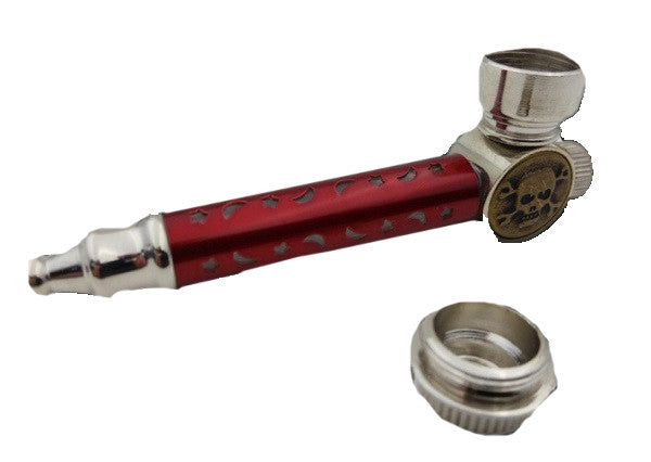 MINI Pipe Metal Smoking Pipe Weed Pipe With LED Light