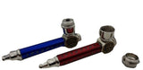 MINI Pipe Metal Smoking Pipe Weed Pipe With LED Light