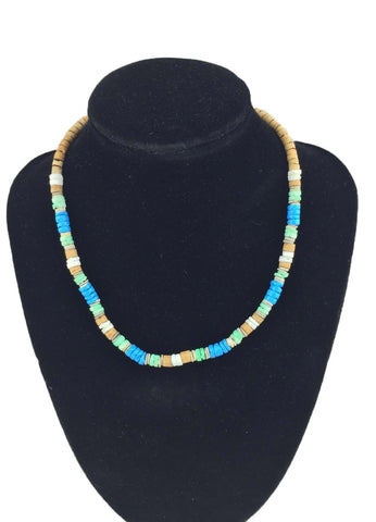 MuliColor Beaded Short Necklace
