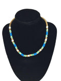 MuliColor Beaded Short Necklace