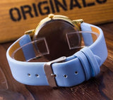 Multicolor Whatever I'm Late Anyway Watch Fashion Women Leather Letters Quartz