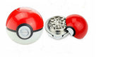 New 3 Parts Pokeball Grinder Poke Mon Ball Zinc Alloy Tobacco Herb Grinder Pocket Monster Tobacco Grinder Crusher Smoking Sets