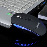 New Slim 1600Dpi Wireless Mouse 2.4G Optical Mouse Mice+