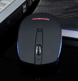 New Slim 1600Dpi Wireless Mouse 2.4G Optical Mouse Mice+