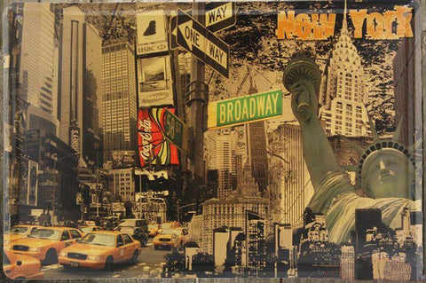 New York sign Metal Painting Art decoration Home Bar Vintage home decor