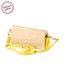 Nila Anthony Cross Body With Lock Detail Pic 10", 44", 5", Medium, Yellow,
