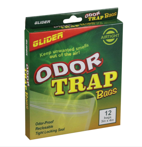 Odor Trap Smell Proof Bags - 3x4 - 12pc Box